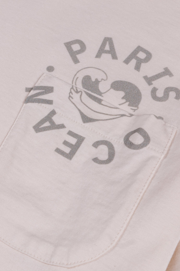 TEE-SHIRT PARIS OCÉAN ECRU