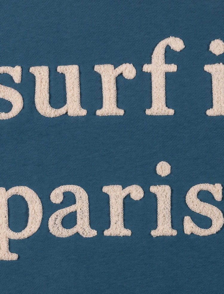 SWEATSHIRT SURF IN PARIS BLEU ARDOISE