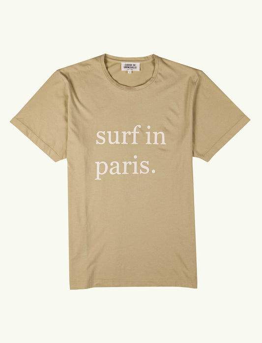 TEE-SHIRT SURF IN PARIS VERT DESERT SAFARI