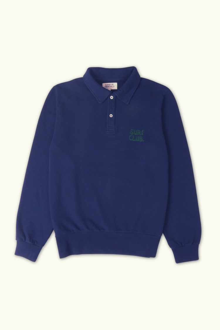 SWEAT POLO BLEU MARINE SURF CLUB