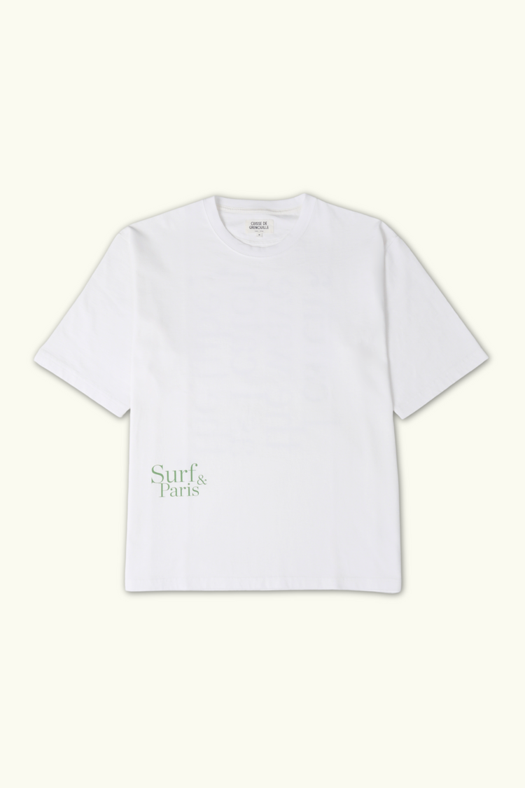 TEE-SHIRT OVERSIZE EPAIS BLANC SURF&PARIS