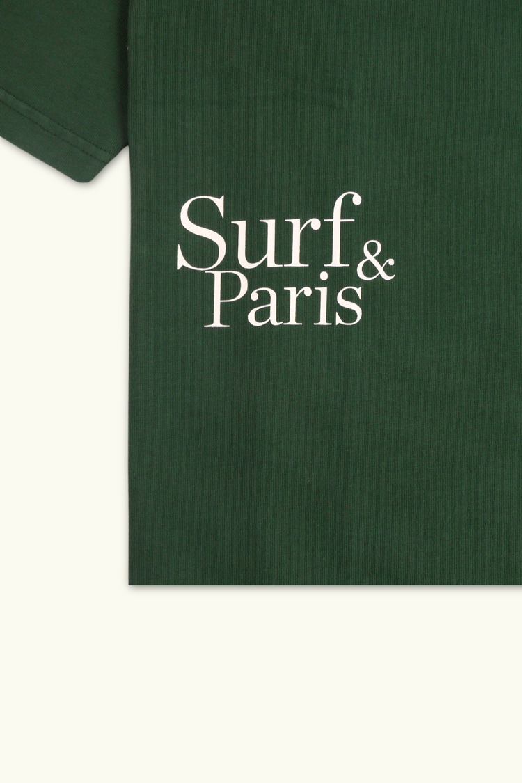 TEE-SHIRT OVERSIZE EPAIS VERT SURF&PARIS