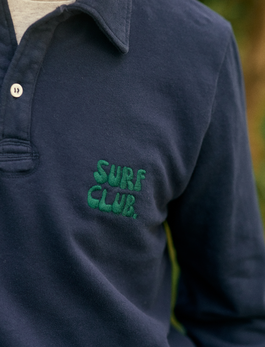 SWEAT POLO BLEU MARINE SURF CLUB