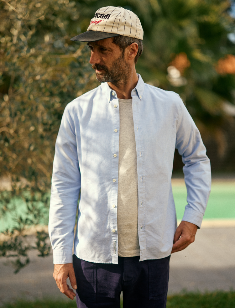 CHEMISE OXFORD BLEU CIEL