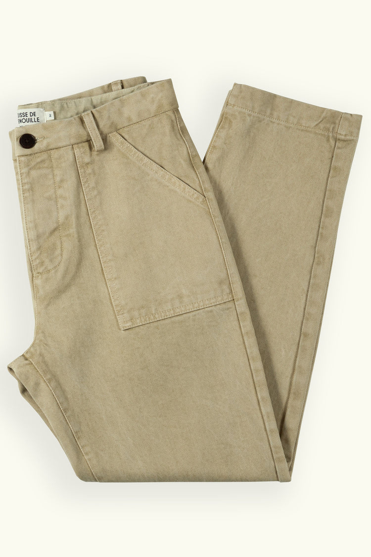 PANTALON FATIGUE BEIGE