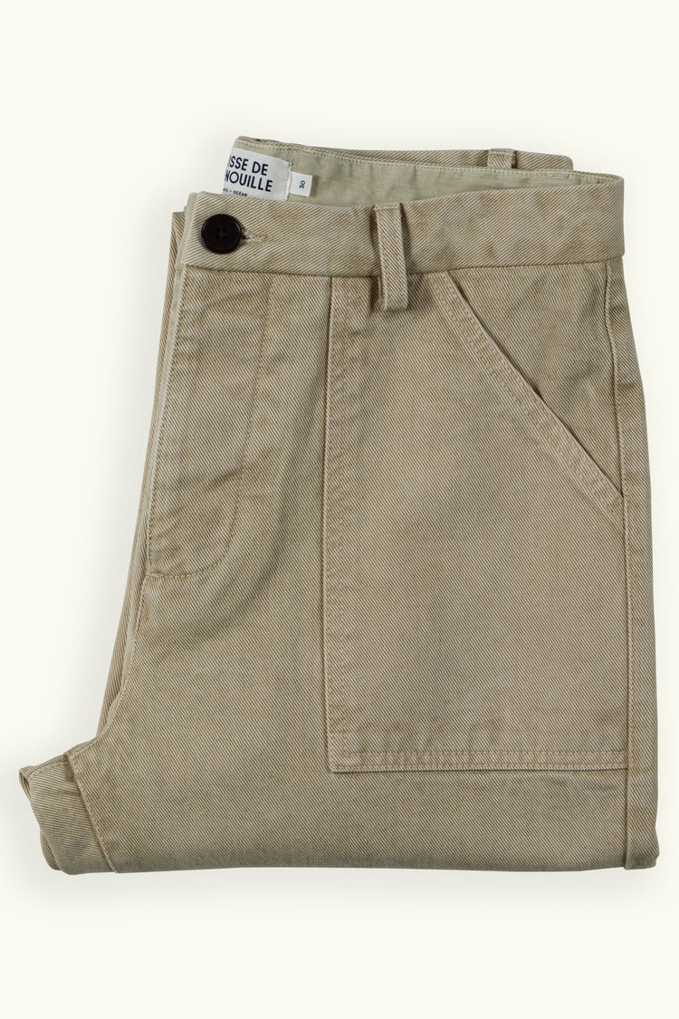 PANTALON FATIGUE BEIGE