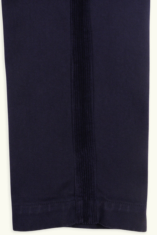 FATIGUE PANT NAVY AVEC BANDE VELOURS NAVY